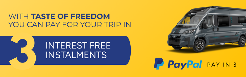 paypal pay in 3 motorhome hire