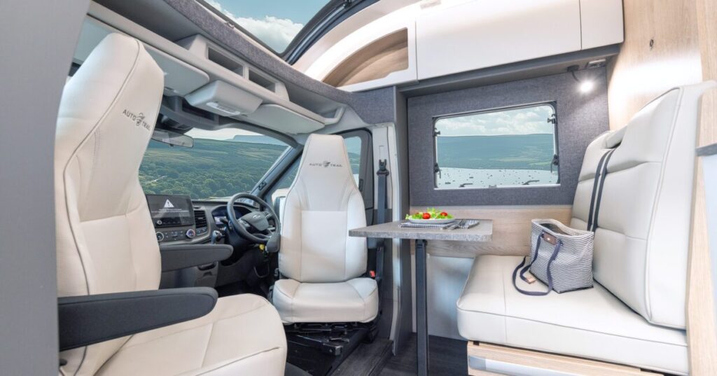 Excel 690T Interior Motorhome Hire Yorkshire