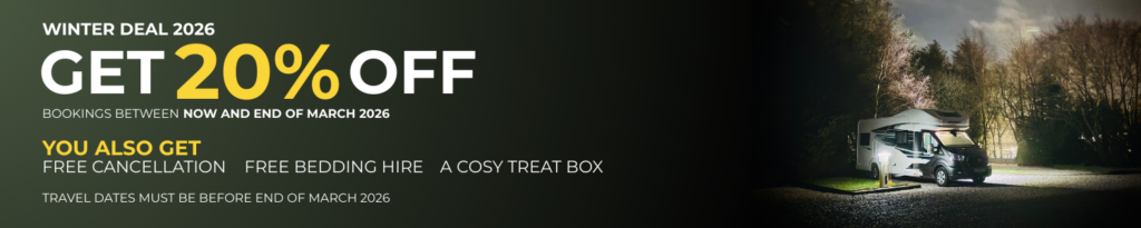 motorhome hire discount this winter 20% off