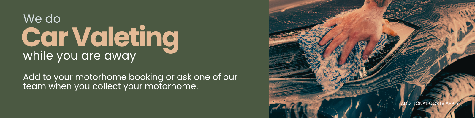 car valeting motorhome hire